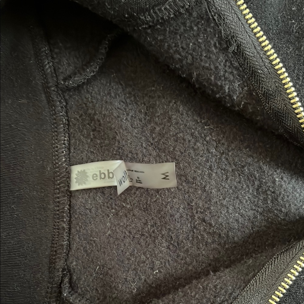 Black Half-Zip Pullover - image 2